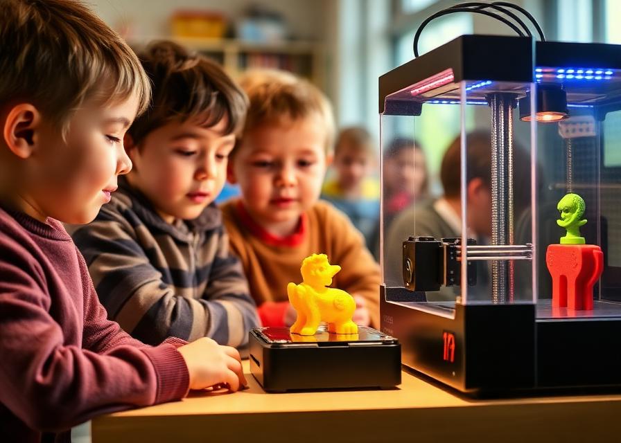 3D Светове — деца до 3D принтер